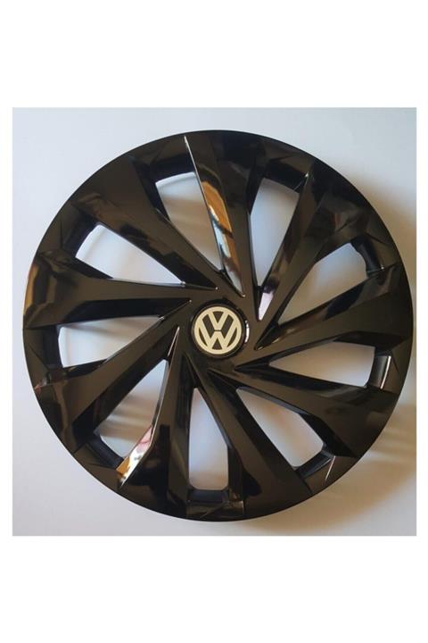 Avsaroto Volkswagen Polo 14'' Inç Piano Black Parlak Siyah 4lü Set Jant Kapağı