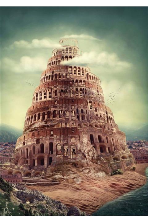 Nova Puzzle Nova 1000 Parça Babil Kulesi Puzzle