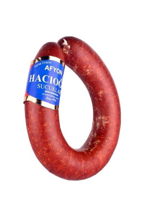 Afyonkarahisardan Afyon Geleneksel Dana Sucuk Hacıoğlu 480-520gr 1 Kangal