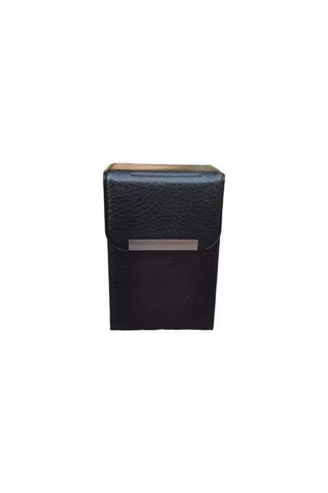 cemo Deri Mıknatıslı Kısa Sigara Kabı