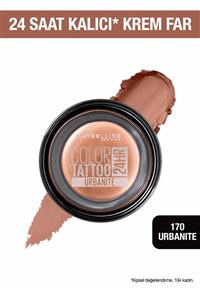 Maybelline New York Krem Göz Farı Color Tattoo 24HR 170 Urbanite 3600531581480