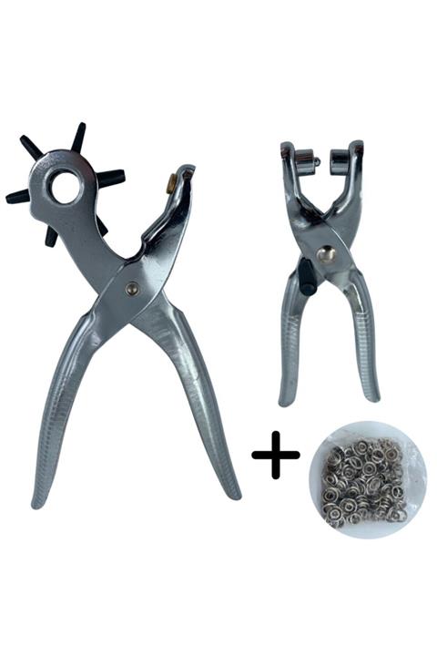 rennway Buffer 2'li Kolay Kemer Deri Delik Açma Delme Aleti Delici Pensesi Delgeç Seti