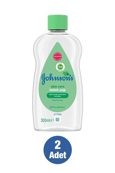 Johnson´s Baby Johnson's Baby Aloe Vera Yağ 300 ml X2