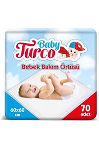 Baby Turco Bebek Bakım Örtüsü 70 Adet