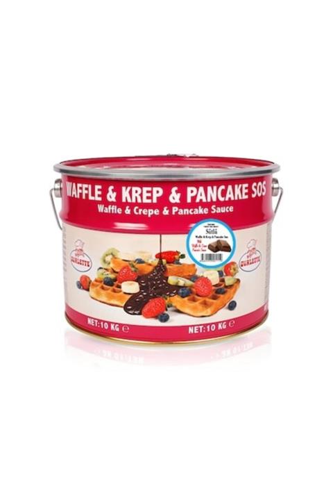 Katsan Ovalette Waffle & Krep Sos Sütlü 10 Kg