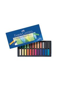 Faber Castell Creative Studio Toz (Soft) Pastel Boya 24 Renk Yarım Boy