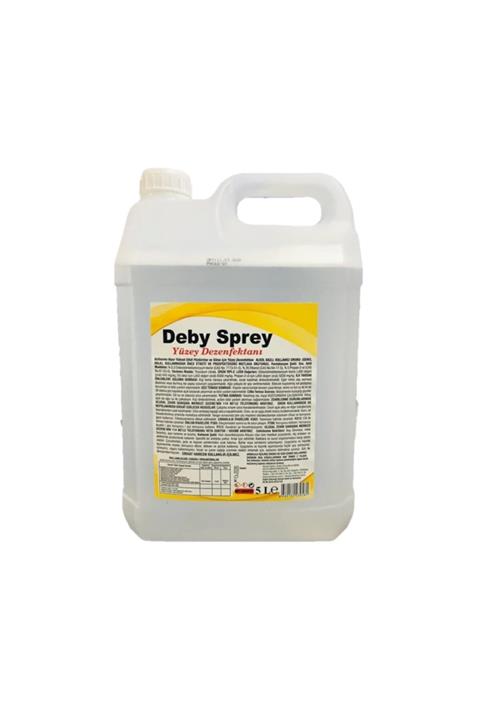 Deby Sprey Yüzey Dezenfektanı 5lt. Sağlık Bakanlığı Onaylı