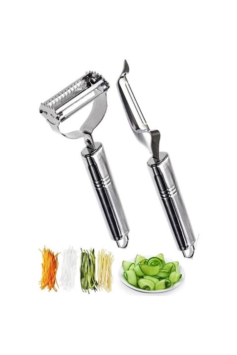 ZUZU MADE Çelik 2 Li Soyacak Seti Çift Başlıklı