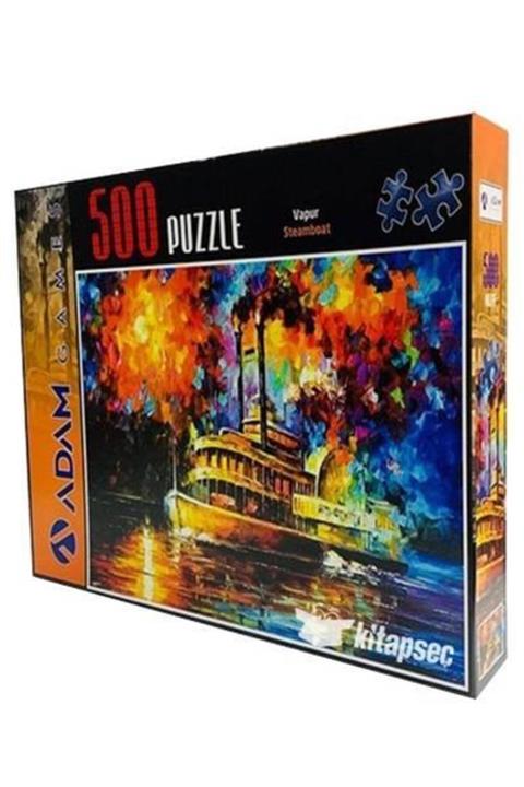 Adam Games Puzzle Adam Games 500 Parçalı Vapur Temalı Puzzle