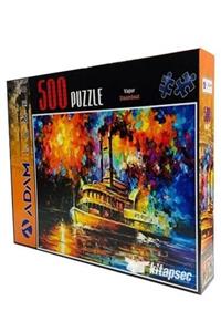 Adam Games Puzzle Adam Games 500 Parçalı Vapur Temalı Puzzle