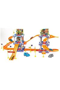 Erdem Oyuncak Parking Garage Play Set 6 Katlı Oyuncak Otopark Süper Garaj Seti 2 Araç Dahil Aksesuarlı 2in1 Model