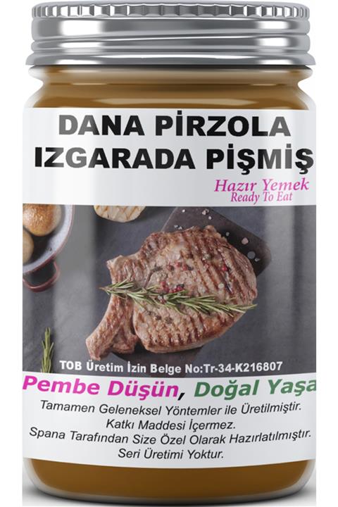 SPANA Dana Pirzola Izgarada Pişmiş Ev Yapımı Katkısız 330 gr