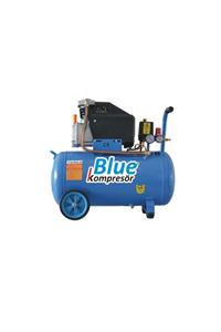 POWER Blue Akuple 50 Litre. 2 Hp. 220 Volt. 8 Bar. Pistonlu Kompresör