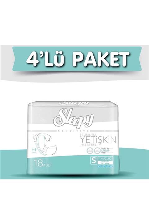 Sleepy 4'Lü Sleepy Small Yetişkin Bezi 18X4 72 Adet