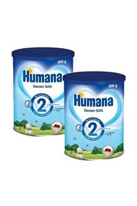 Humana 2 Bebek Maması Metal Kutu 800 Gr X 2 Adet