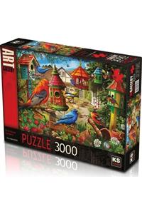 Ks Games 3000 Parça Bird House Gardens Kuş Evli Bahçeler