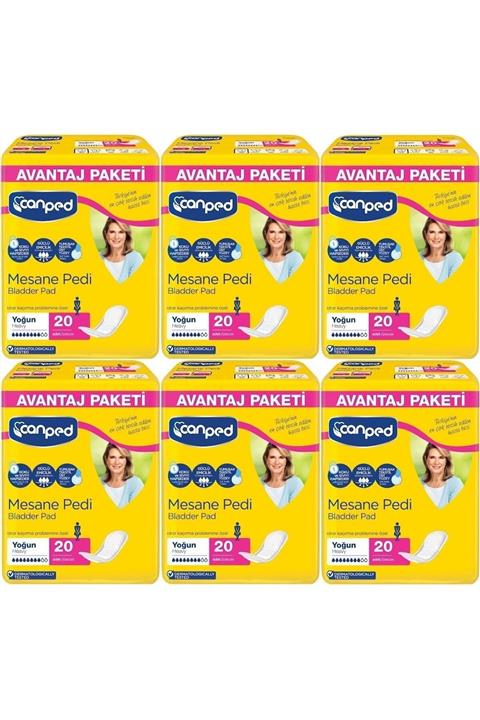 Canped Mesane Pedi Avantaj Paket Klasik L-büyük Boy Yoğun 120 Adet