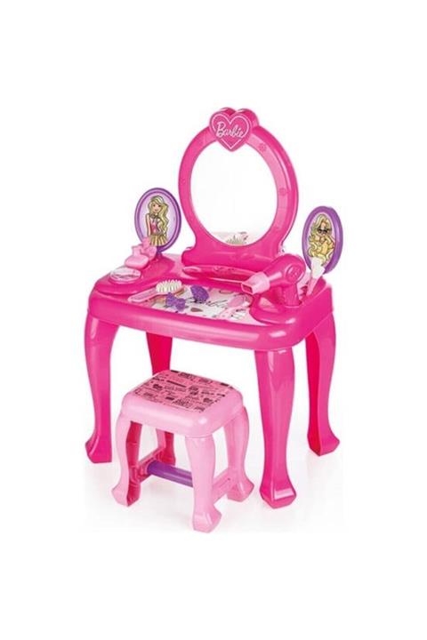 Dolu Barbie Makyaj Masası ve Sandalyesi