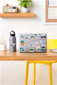 AR Sticker Travel Laptop Notebook Tablet Sticker Set 3