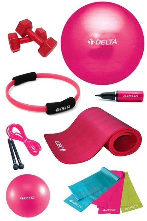 Delta 10 mm Deluxe Minderli 55 cm PFS Full Pilates Seti