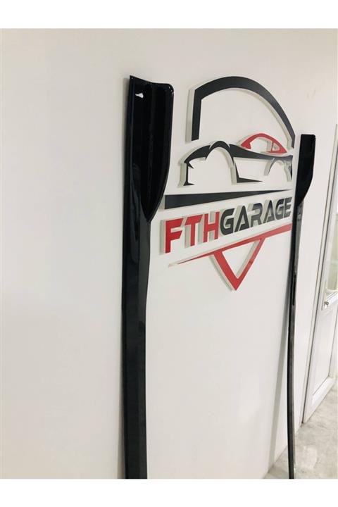 FTH GARAGE Yan Marşpiyel Lipi Esnek Üniversal Piano Black Renk (195 Cm)