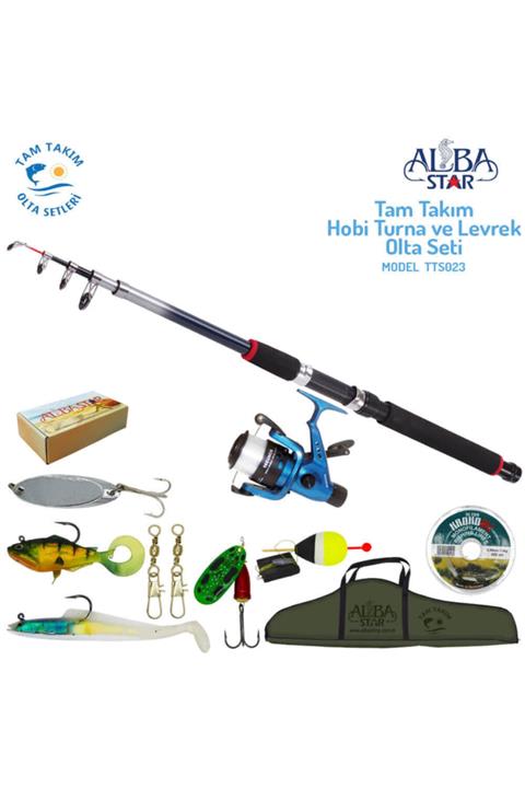 Albastar Tam Takım Hobi Levrek ve Turna Olta Seti TTS023 Standart 300CM