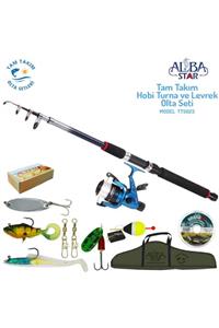 Albastar Tam Takım Hobi Levrek ve Turna Olta Seti TTS023 Standart 300CM