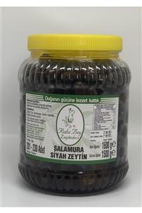 RUHİ BEY ZEYTİNLERİ Duble Salamura Siyah Zeytin 1,6 Kg