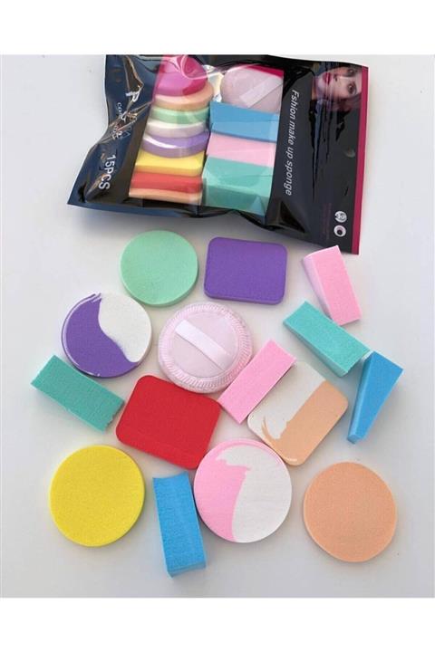 Roesıa Rose Cosmetics 15'li Makyaj Süngeri