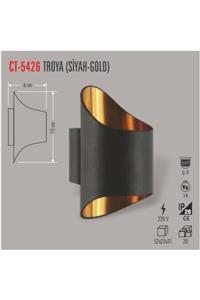 Cata Ct-5426 Troya Aplik(g-9)(siyah-gold) (ampulsuz)