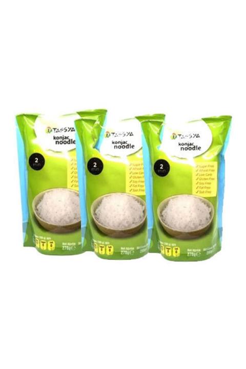 Tassya Noodle 270 Gr Shirataki (konjac) Gluten Free X3 Lü