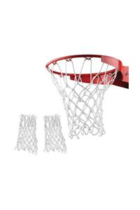 ÖZBEK Basketbol Filesi 3,5mm Polyester Beyaz - 2 Adet