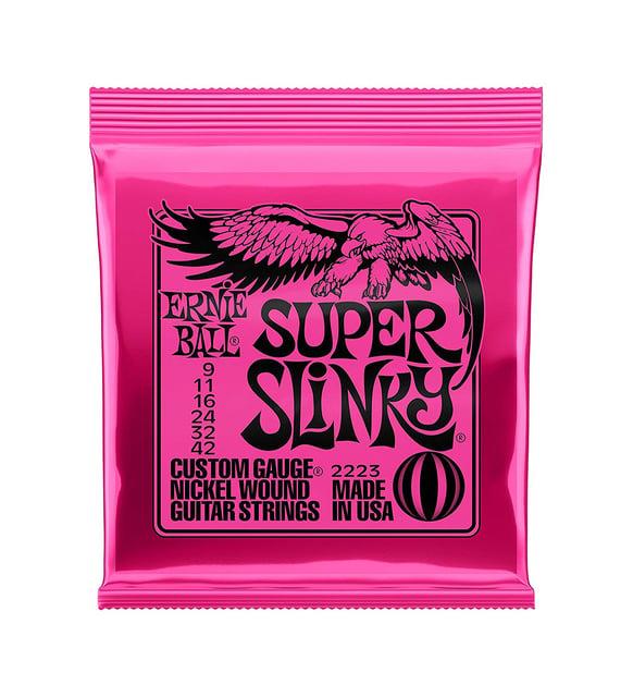 Ernie Ball P02223 Super Slinky 09-42 Elektro Gitar Teli