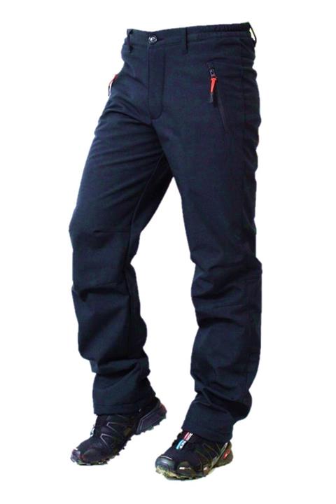 Ysf %100 Su Ve Rüzgar Geçirmez Içi Polarlı Lacivert Softshell Pantolon