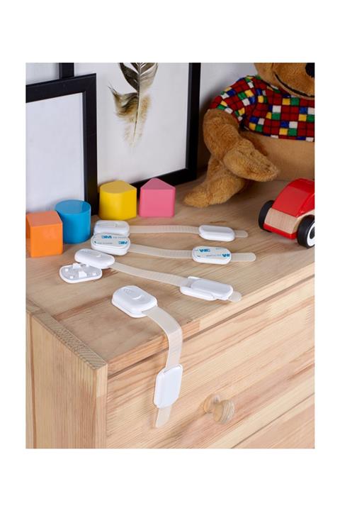 Kidkid Amerikan Tipi Yüksek Güvenlikli Silikon Çocuk Kilidi 5 Adet