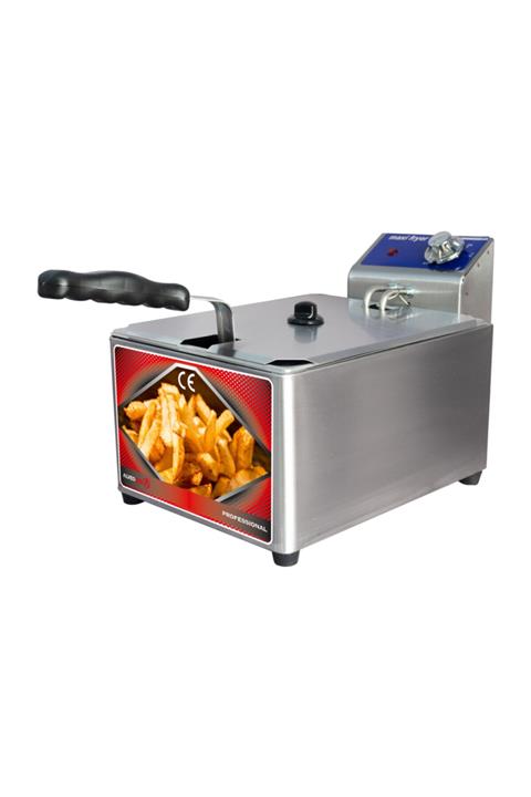 Alveo Red 5 L Endüstriyel Elektrikli Fritöz 2500 W [paslanmaz Çelik,kapasite:5 L,ısı Ayarı:var]