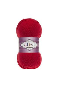 Alize Cotton Gold Amigurumi İpi 100 gr El Örgü Ipi Kırmızı56 Pamuk Akrilik