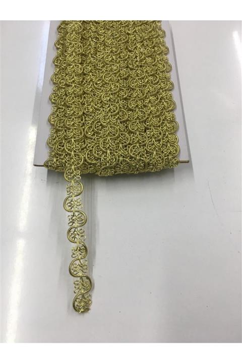 tuhafiyeci Altın Sarısı Sim Şerit Sutaşı