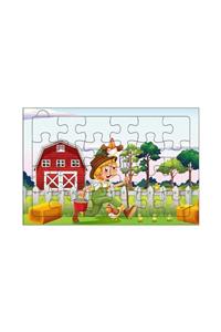 DANIŞMAN KIRTASİYE Ahşap Puzzle 24 Parça ( Yapboz ) 20*30cm