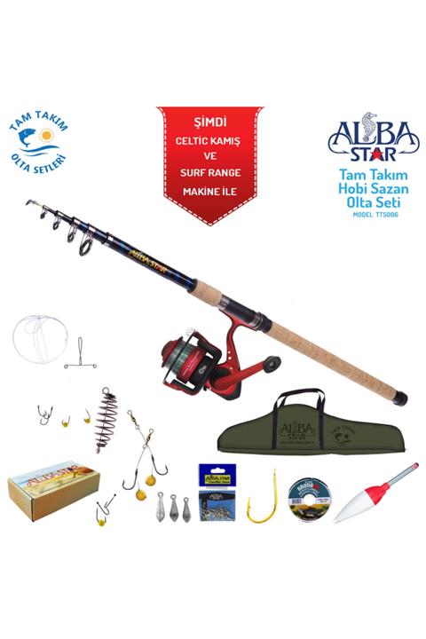 Albastar Tam Takım Hobi Sazan Olta Seti TTS006 Standart 350CM