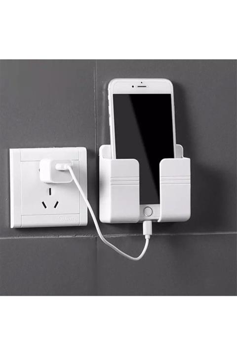 NEWSTORE Duvara Yapışan Telefon Kumanda Tutucu Aparat