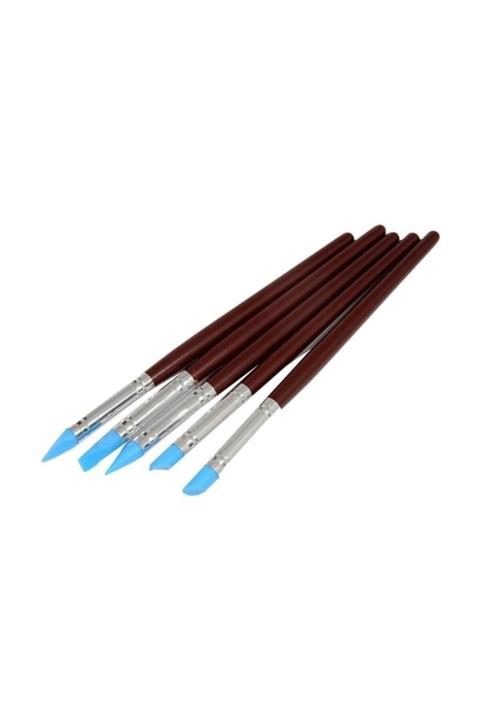 Adana Pasta Malzemeleri R-55 Silikon Uçlu Fırça Set