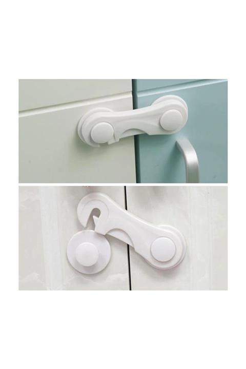 Kidkid Beyaz Bebek Güvenlik Koruma Çocuk Kilidi 10 Adet