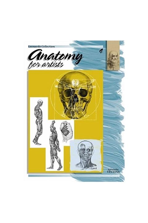 Da Vinci Leonardo Collection Desen Kitabı Anatomy For Artist N: 4 Ressamlar Için Anatomi N: 4