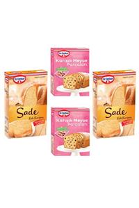 Dr. Oetker 2'li Sade Kek Karışımı Ve 2'li Karışık Meyve Parçaları