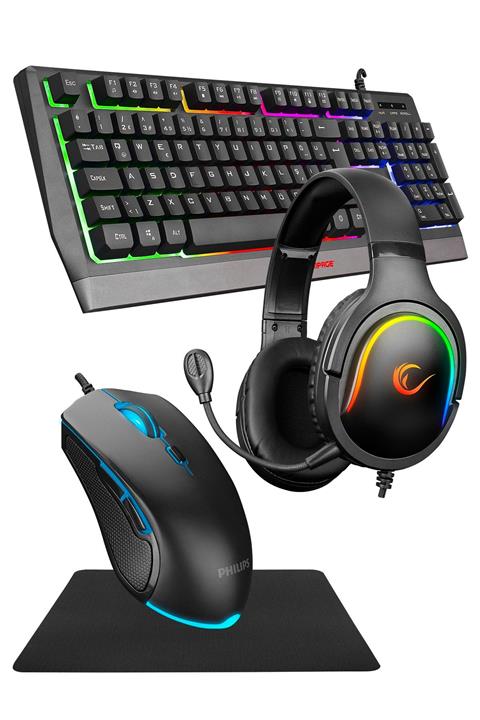 Rampage Kb-r80 Nirvana Pro Combo Gaming Oyuncu Set