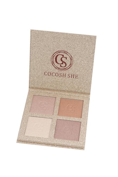 Cocosh She 4'lü Aydınlatıcı Paleti Bright 4 Color Highlighter 8681569700048