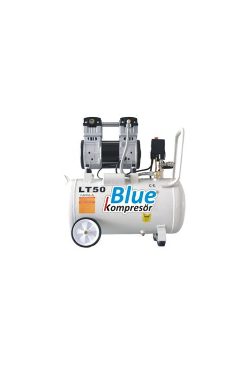 POWER Blue Sessiz Ve Yağsız 50 Litre. 1.5 Hp. 220 Volt. 8 Bar. Pistonlu Kompresör