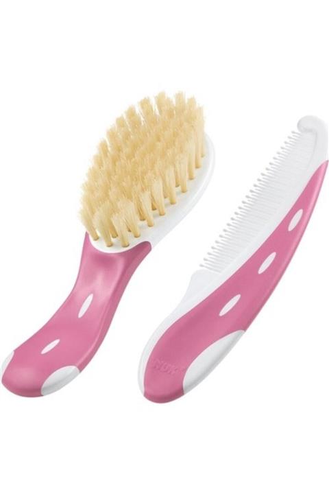Nuk Kıl Fırça Tarak Seti - Pembe