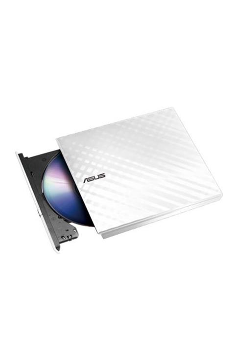 ASUS Sdrw-08d2s-u Lıte 8x Harici Dvdrw Slim, Beyaz Dvd Yazıcı Writer